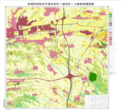 霍州市实景地图图片