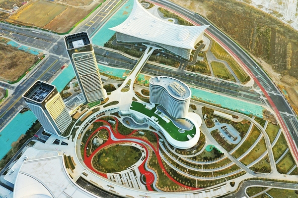 潇河国际会展中心建筑群试运行 预计明年1月1日正式投用(图)